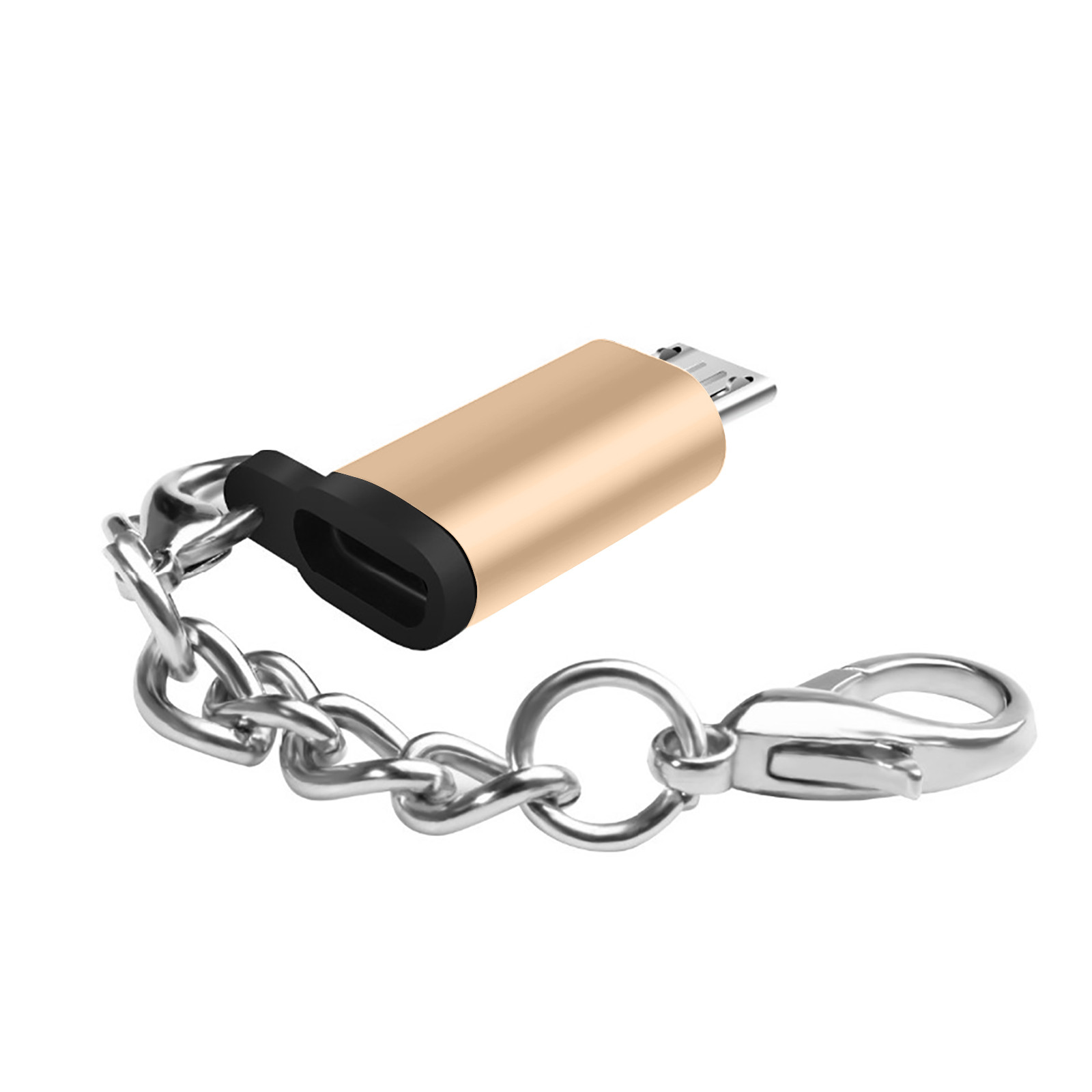 thumbnail image 2 of Adaptador USB C a Micro USB Tipo C Hembra a Micro USB Macho Conector de carga Suppert Datos Sincronización Cargador Convertidor de energía Puerto de carga, 2 of 2